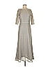 JS Collections Gray Silver Casual Dress Size 6 - photo 1