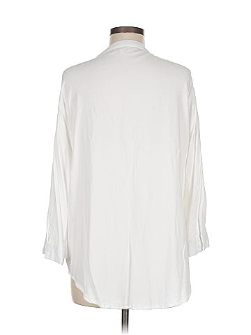 Pink Lily 3/4 Sleeve Button-Down Shirt (view 2)