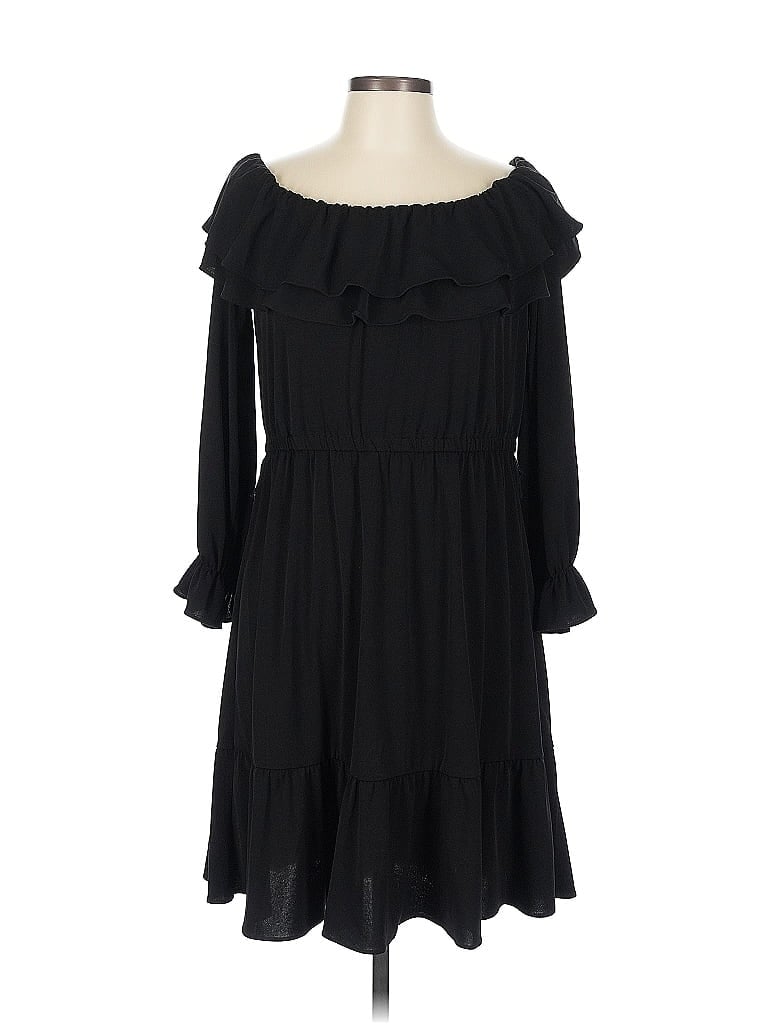 NBD Black Casual Dress Size L - photo 1
