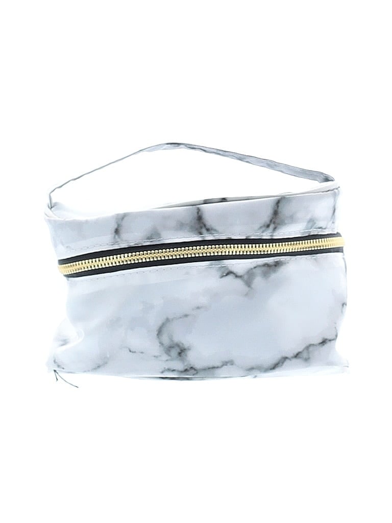 Aimée White Gray Makeup Bag One size - photo 1