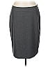 Ann Taylor Factory Solid Gray Casual Skirt Size 12 - photo 1