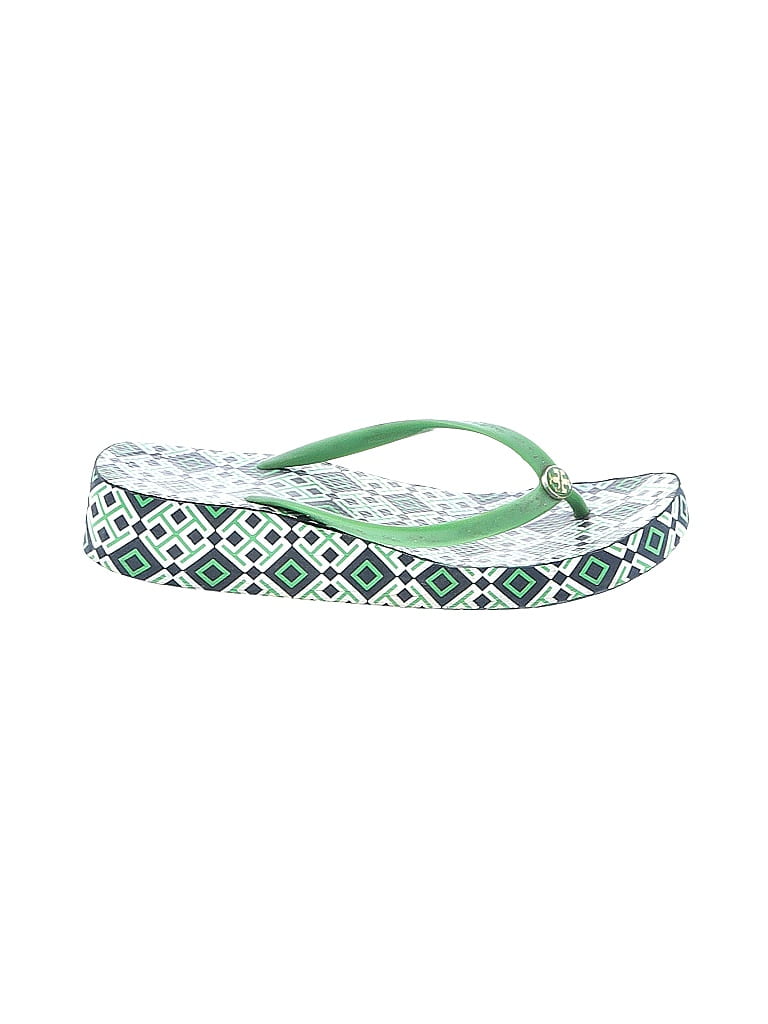 Tory Burch Green Sandals Size 7 1/2 - photo 1