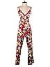 Guess Paisley Red Jumpsuit Size 0 - photo 1