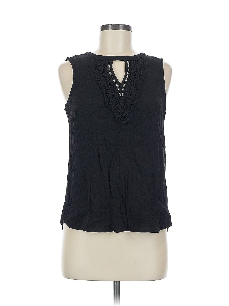 Pre-owned Daniel Rainn Sleeveless Blouse In Black