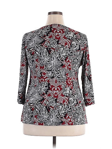 Perseption Concept 3/4 Sleeve Blouse (view 2)