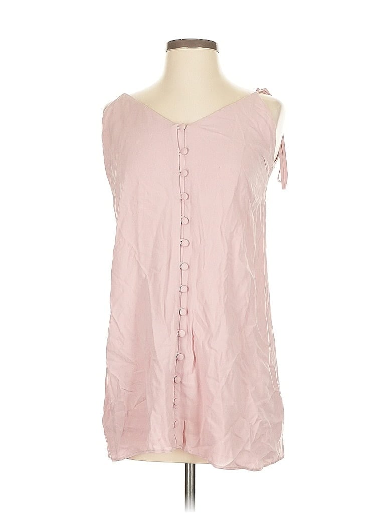 Pre-owned Topshop Sleeveless Blouse In Pink