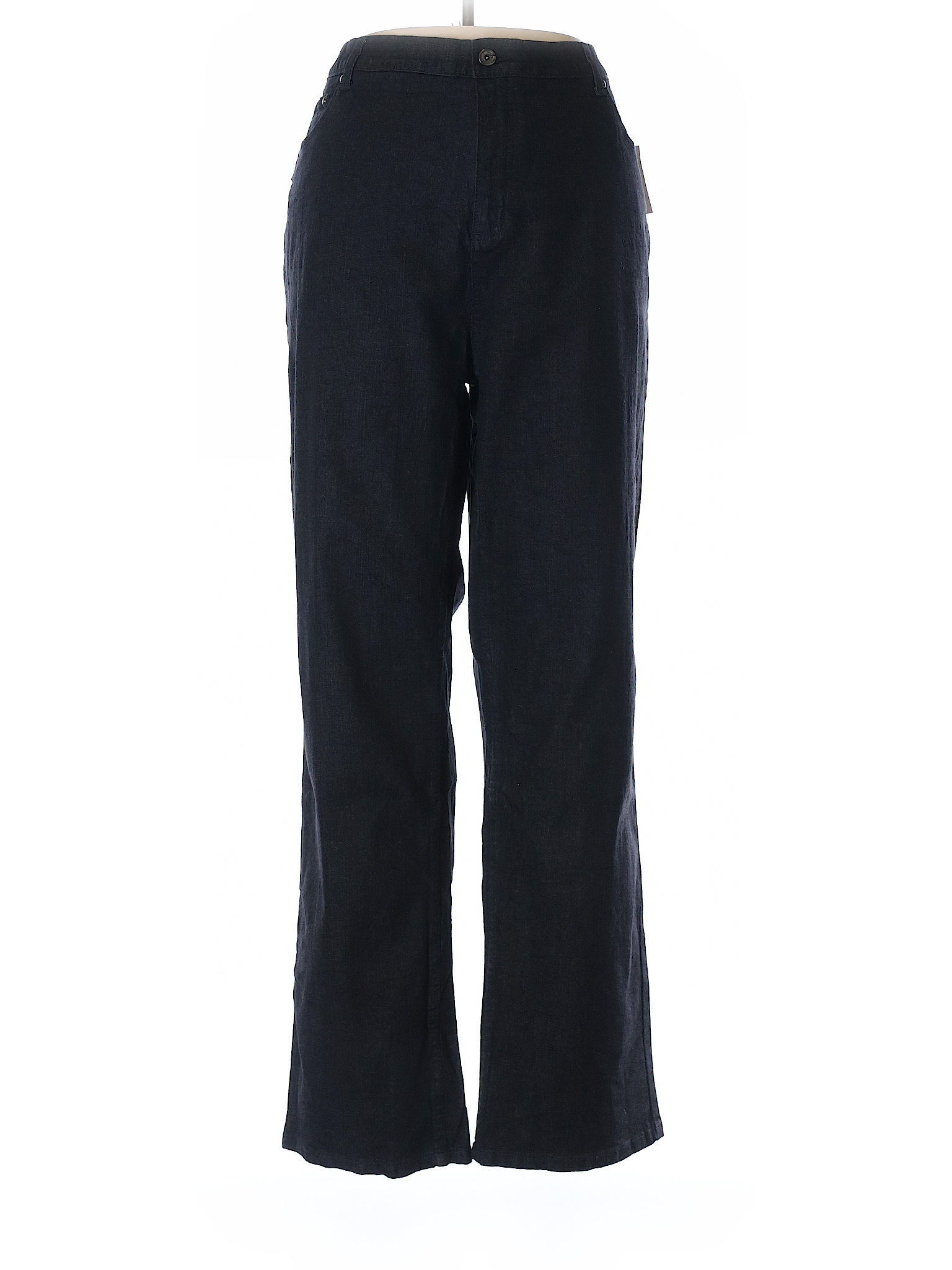 D&Co. Solid Black Jeans Size 20W (Plus) - 58% off | thredUP