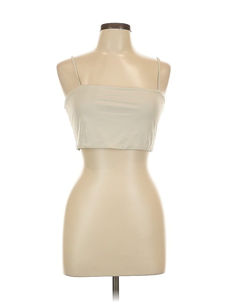 Pre-owned House Of Harlow 1960 Tube Top Ivory Strapless Neckline Tops In White