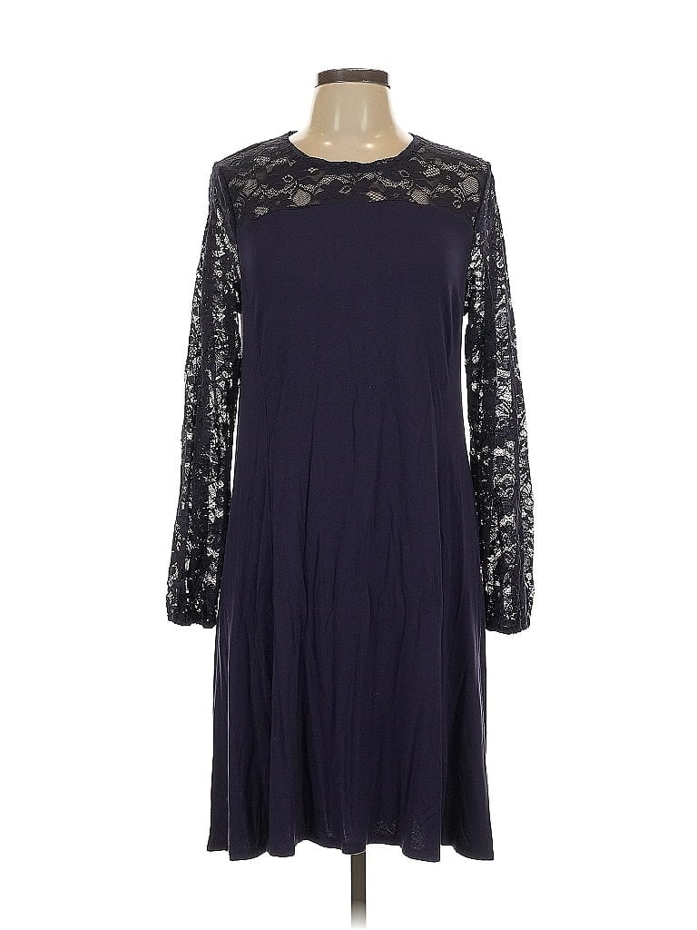 Pre-owned Apt. 9 Casual Dress In Blue