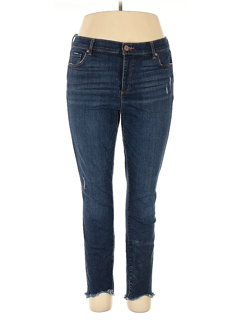 Pre-owned Ann Taylor Loft Jeans In Blue