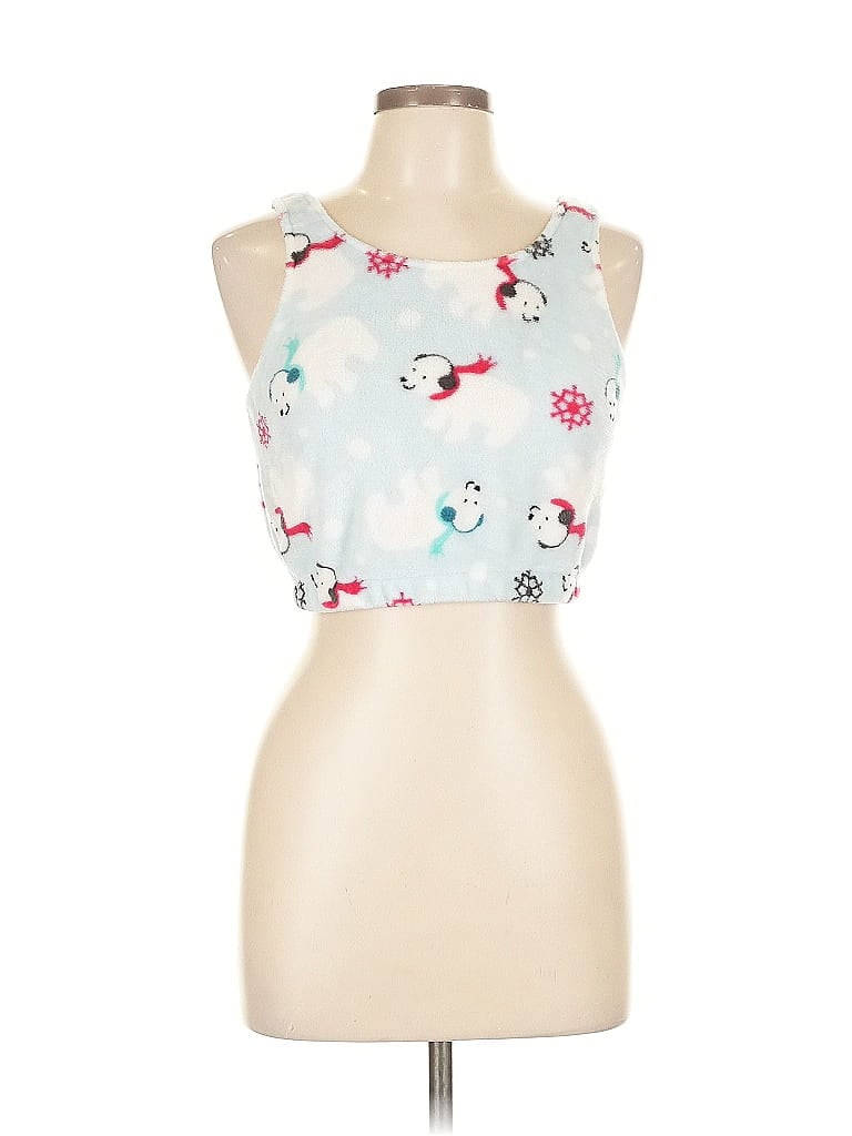 Pre-owned Unbranded Tank Top White Strapless Neckline Tops