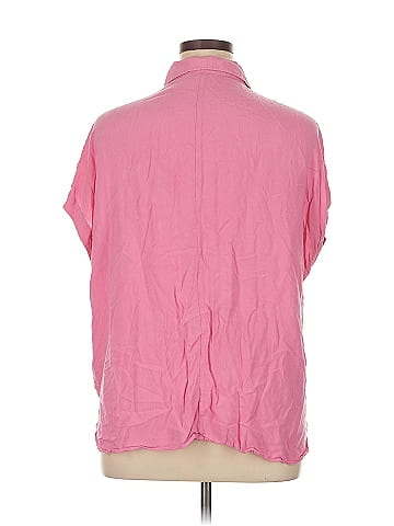 H&M Mama 3/4 Sleeve Button-Down Shirt (view 2)