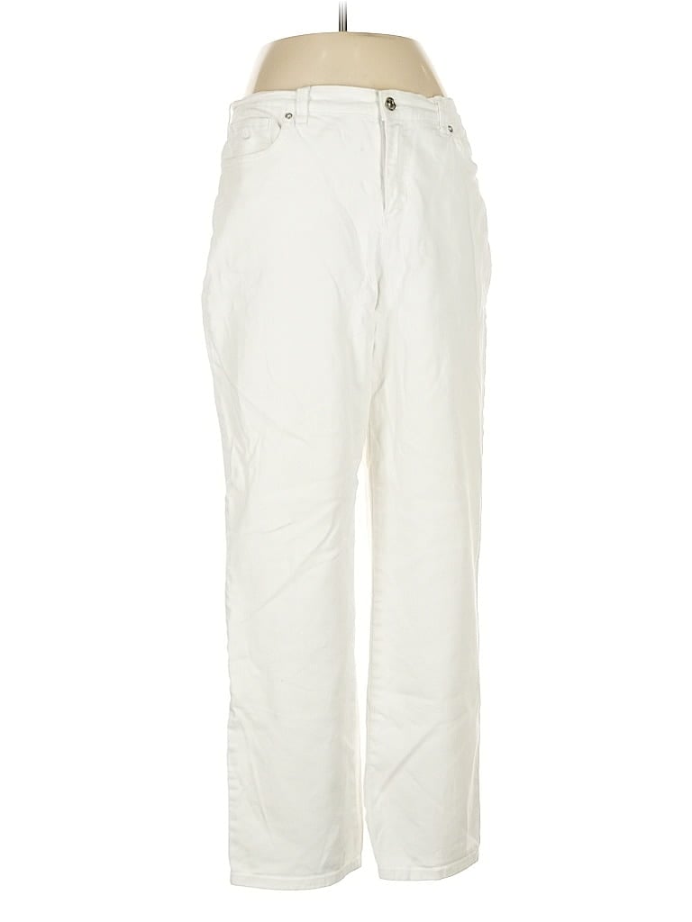 Pre-owned Gloria Vanderbilt Jeans In White