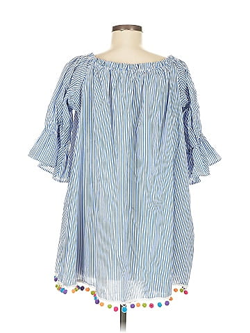 Lea & Viola 3/4 Sleeve Blouse (view 2)