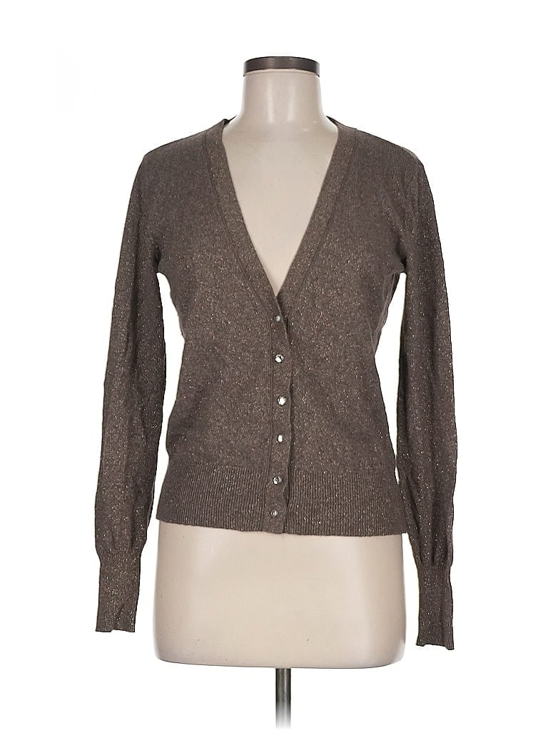 Pre-owned Banana Republic Factory Store Cardigan Sweater In Brown