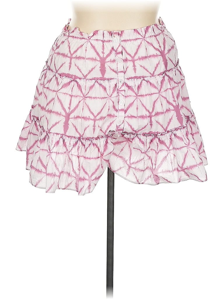Intermix 100% Cotton Argyle Pink Casual Skirt Size XL - photo 1