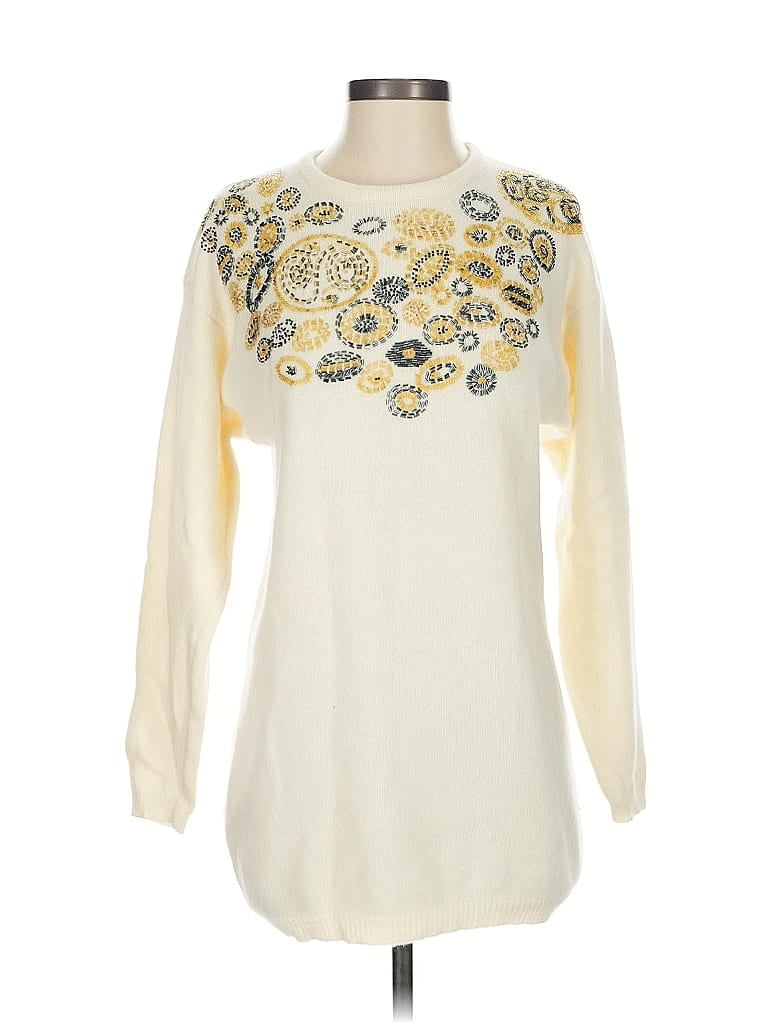 Click to view more detailed imagery on our partner's website Pre-owned Rafaella Pullover Sweater In White