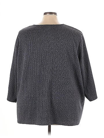 Liz & Me 3/4 Sleeve Blouse (view 2)
