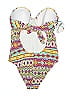 aguaclara Print Ivory One Piece Swimsuit Size L - photo 2