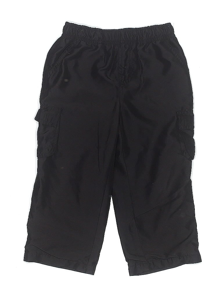 Lord & Taylor 100% Polyester Black Cargo Pants Size 3T - photo 1