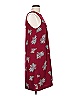 Ann Taylor Factory 100% Polyester Print Burgundy Casual Dress Size 10 - photo 4