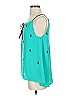 Esley 100% Polyester Teal Tank Top Size S - photo 5