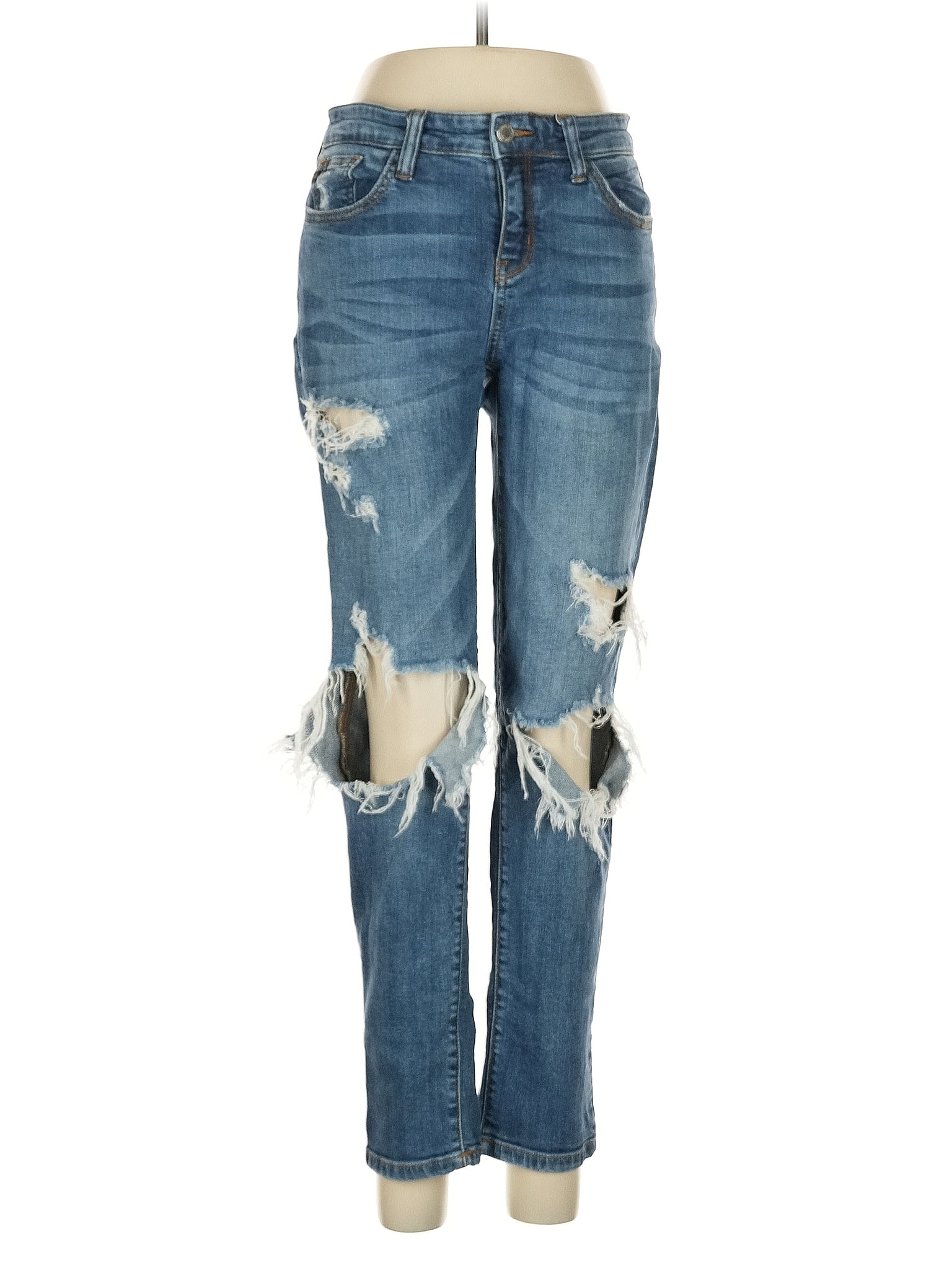 Judy Blue Hearts Blue Jeans Size 7