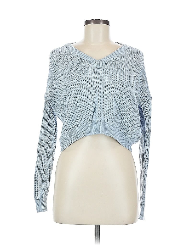 BRANDY MELVILLE Pre-owned Pullover Sweater In Blue