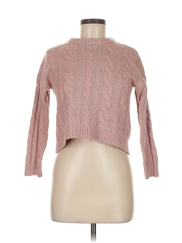 Pre-owned Abercrombie Pullover Sweater In Pink