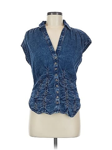 Pilcro Sleeveless Button-Down Shirt (view 1)