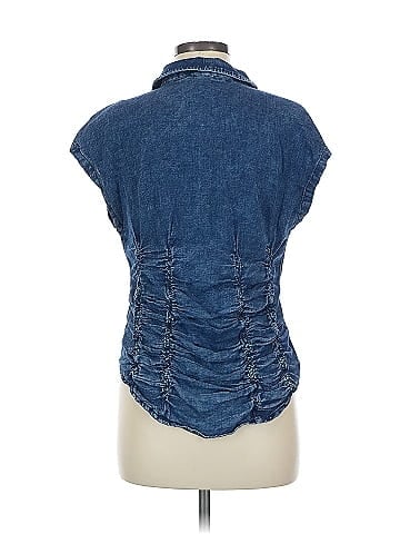 Pilcro Sleeveless Button-Down Shirt (view 2)