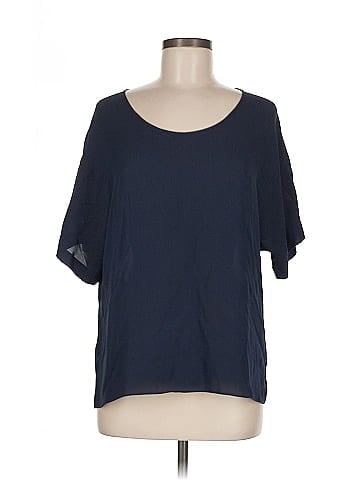 Halston Heritage Short Sleeve Silk Top (view 1)