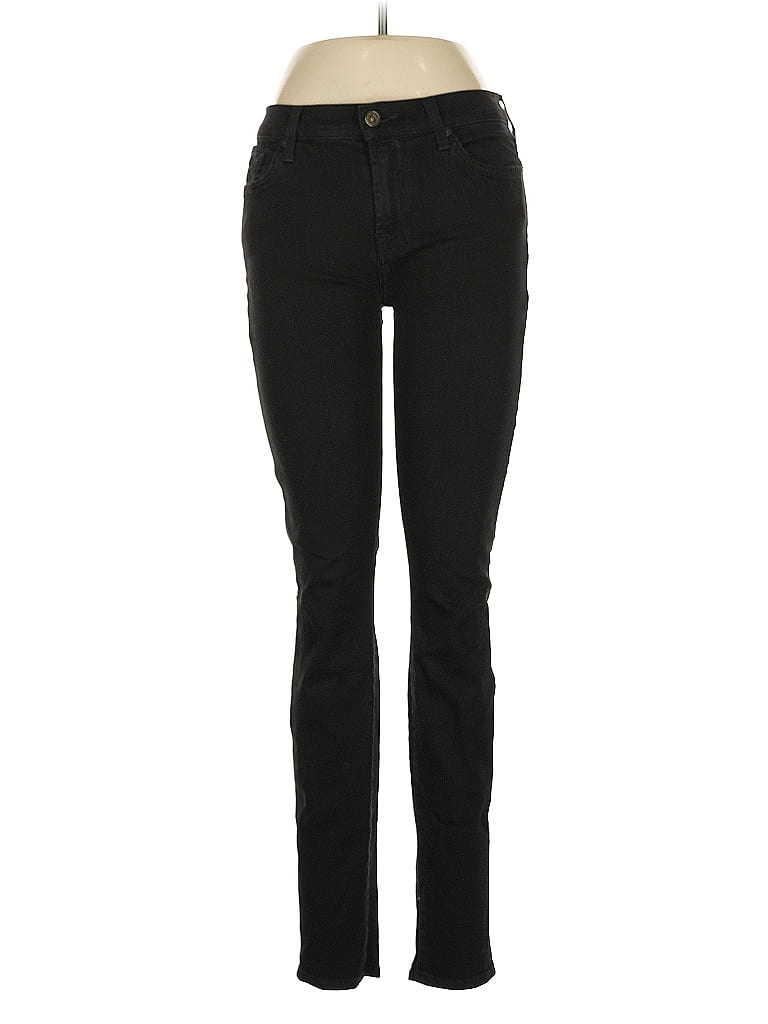 Pre-owned 7 For All Mankind Jeans In Black
