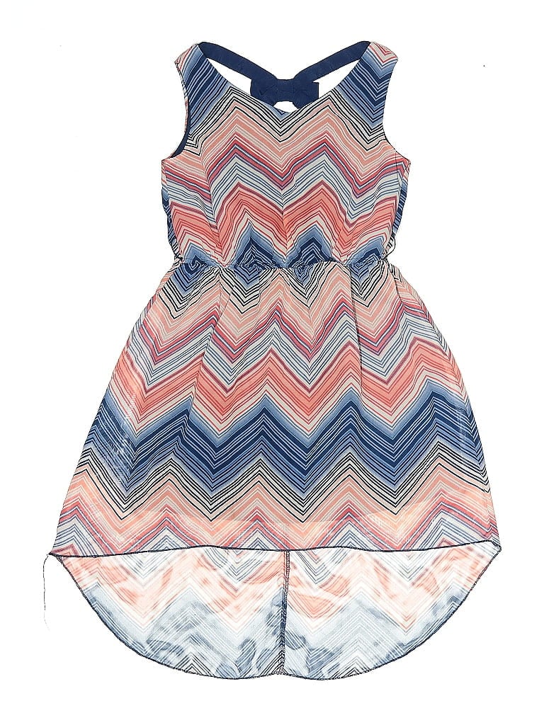 Pre-owned Lilt Kids' Dress In Blue