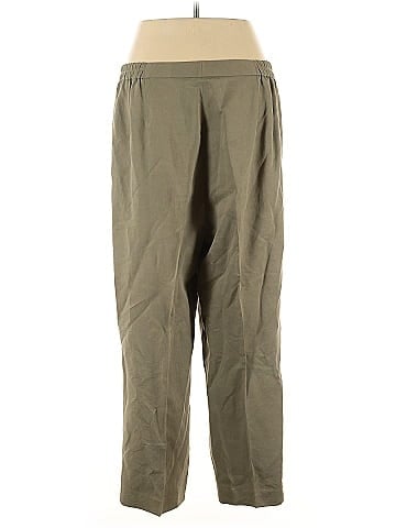 Linda Allard Ellen Tracy Linen Pants (view 2)