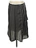 Cotélac 100% Polyester Solid Gray Silver Formal Skirt Size Med (2) - photo 1