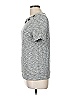Ann Taylor LOFT 100% Cotton Tweed Gray Short Sleeve T-Shirt Size M - photo 5