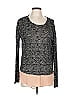 THML Gray Long Sleeve Top Size L - photo 1