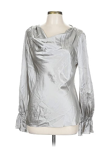 Ellen Tracy Long Sleeve Silk Top (view 1)