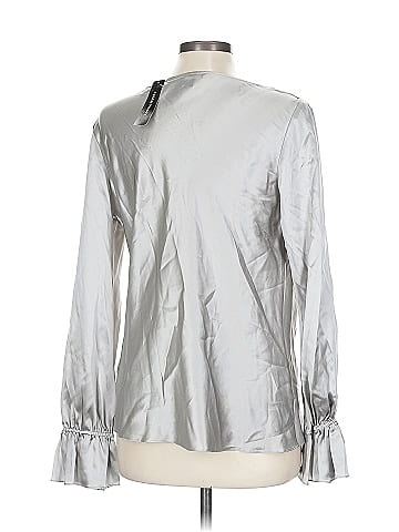 Ellen Tracy Long Sleeve Silk Top (view 2)