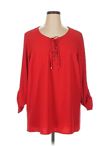 Jasmine & Juliana 3/4 Sleeve Blouse (view 1)