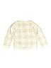 First Impressions 100% Lurex Checkered-gingham Ivory Cardigan 9-12 MO / 12 MO - photo 2
