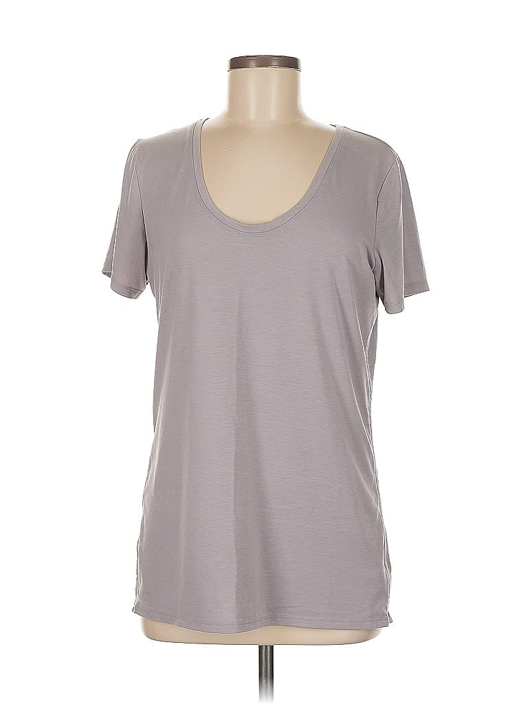 Pre-owned Athleta Short Sleeve T-shirt In Purple