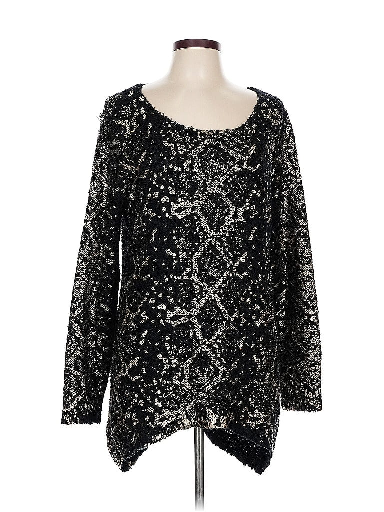 Alberto Makali Black Pullover Sweater Size L - photo 1