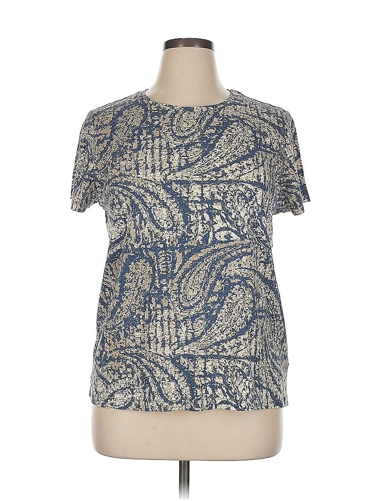 Pre-owned Sonoma Life + Style Short Sleeve T-shirt In Blue