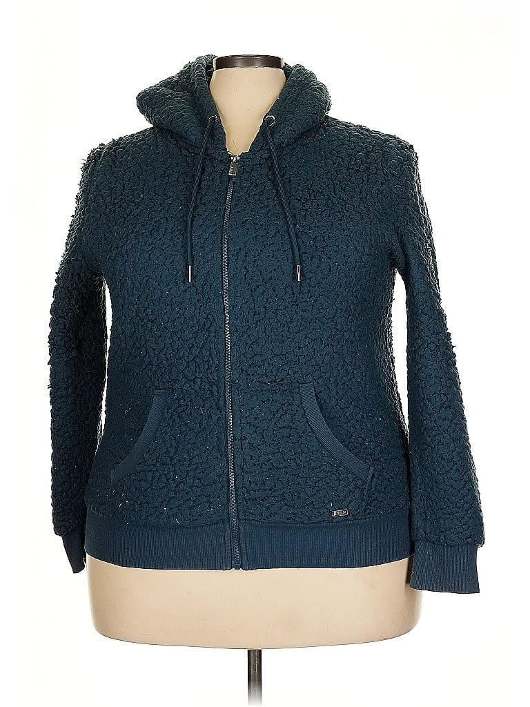 Pre-owned Marc New York Andrew Marc Fleece Jacket In Blue