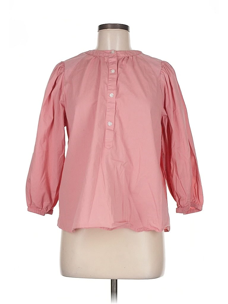 Pre-owned A New Day 3/4 Sleeve Blouse In Pink