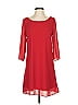 TOBI 100% Polyester Solid Red Casual Dress Size S - photo 1