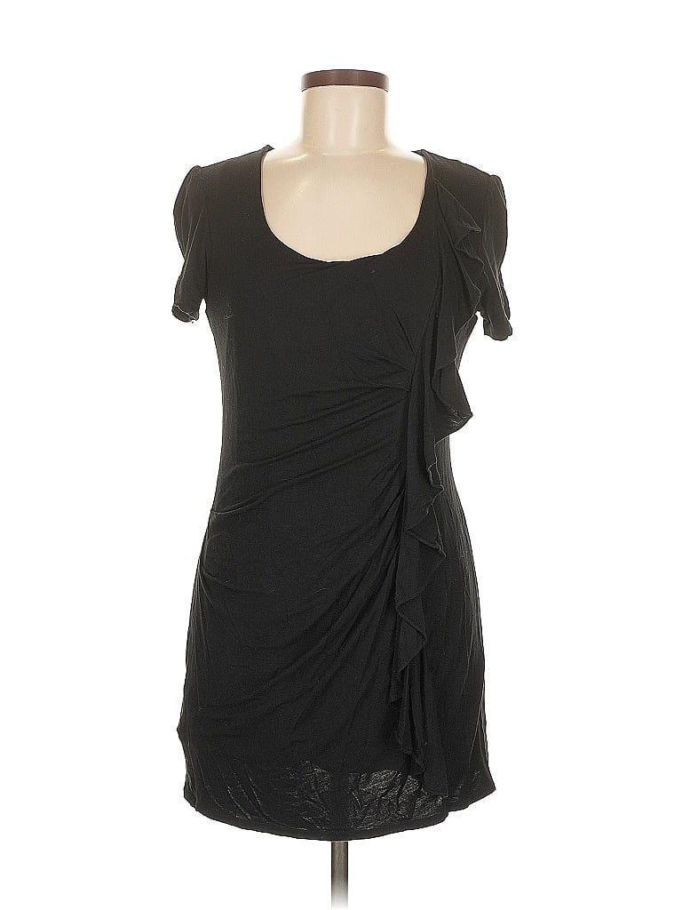 Pre-owned Bordeaux Casual Dress In Black