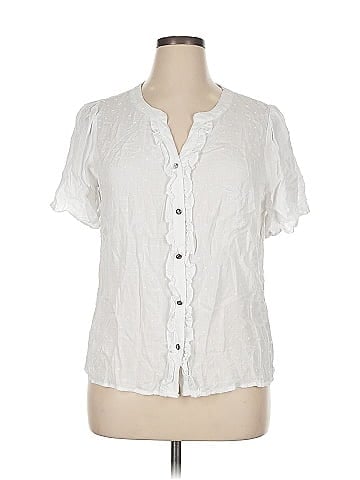 Adrienne Vittadini Short Sleeve Blouse (view 1)
